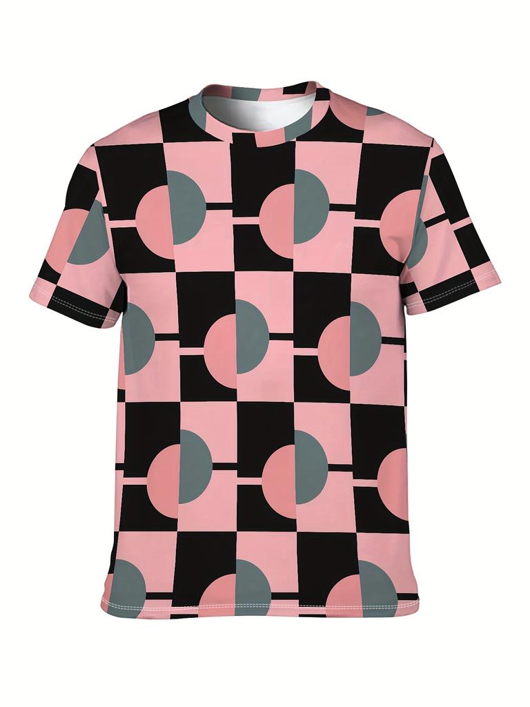 Men's Fashion Casual 3D Print Short Sleeve T-Shirt and Shorts Set