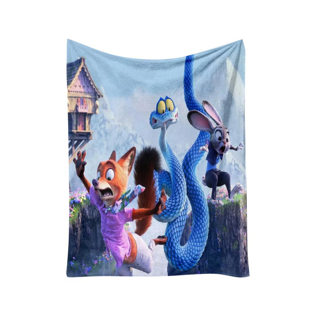 Soft Flannel Blanket, Anime-themed Shawl Blanket, Sofa Blanket, Daily Shawl Blanket