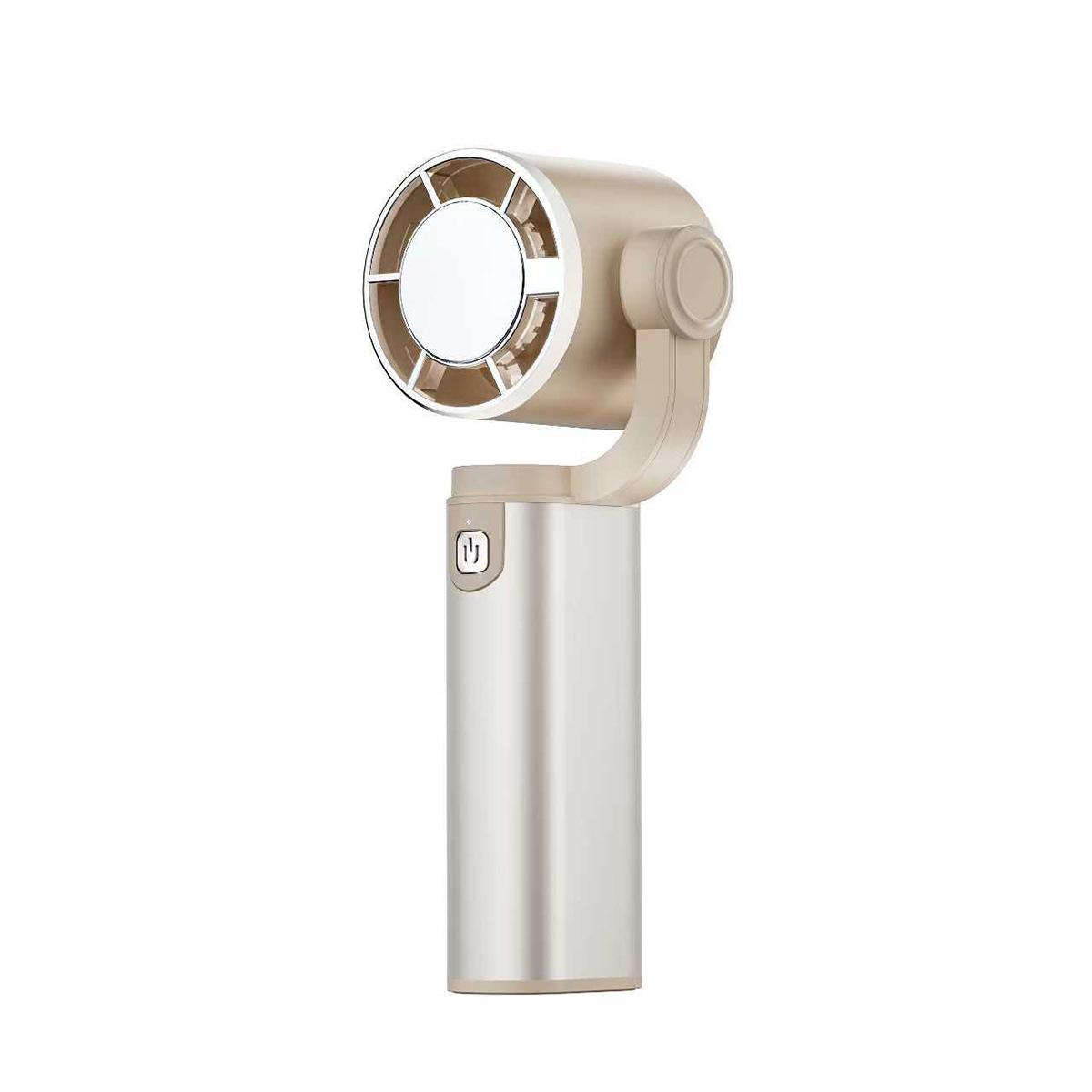 

26-Year Cross-Border Portable High-Speed Semiconductor Ice Pack Fan with Five Strong Wind Gears 3600mAh Battery Capacity золотой