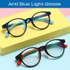 Computer Online Classes Anti-blue Light Kids Glasses Ultra Light Frame Comfortable Eyeglasses