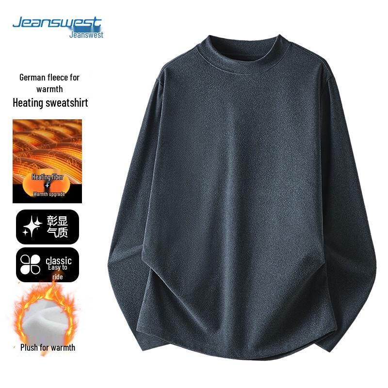 

Jeanswest Men s De Velvet Thermal Sweatshirt 4XL