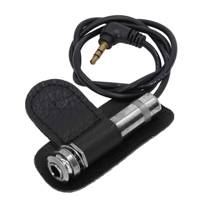 Acoustic Guitar Pickup Transducer Metal Accessory Replacement for String Instrument Silver