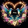 1000pcs Advanced Jigsaw Puzzle Suitable for - Night Glow Bird Shadow Heart, Portable Rectangular Brain with Multicolor Pieces, Challenging Game for, W