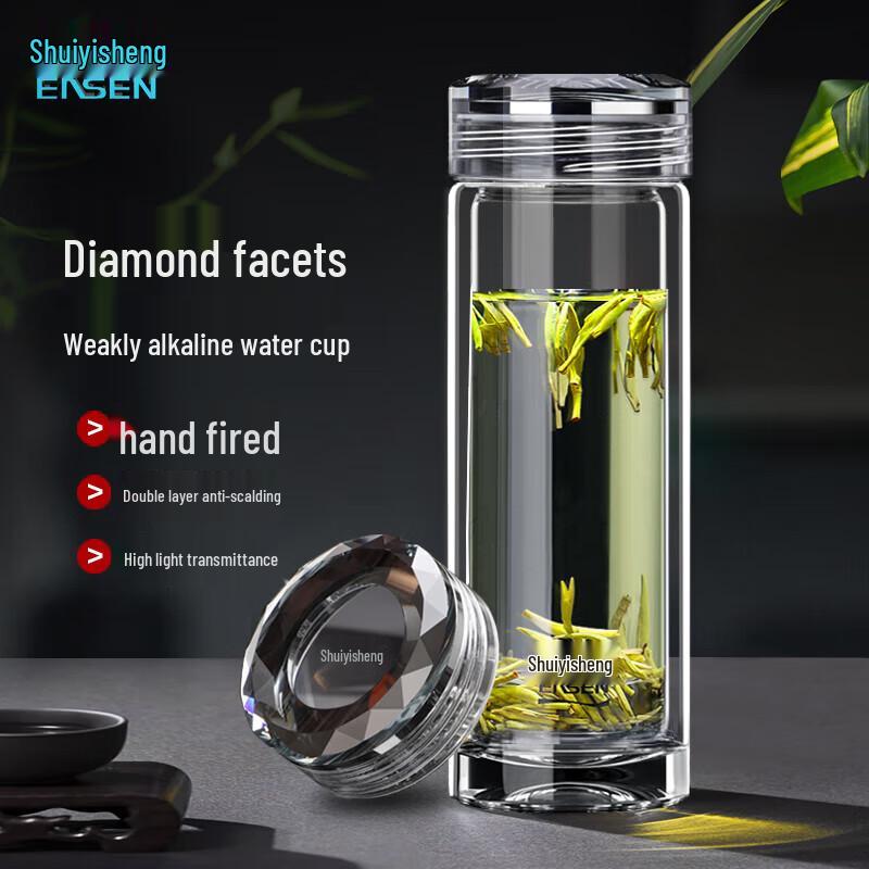 Shui Yi Sheng G906 Double-Layer Borosilicate Glass Cup