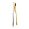 304 Stainless Steel Barbecue Food Tongs Long Handle Non-Slip Hollow Meat Salad Clip Kitchen Accessories