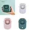 Mini Neck Hanging Fan Eyelash Blower Beauty Tool Usb Rechargeable Leafless Small Fan Noiseless 3-speed Mechanical Operation