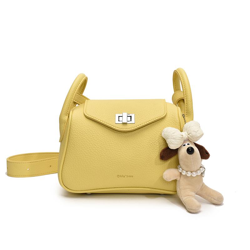 Spring Niche High-end Underarm Bag Women's 2025 New Fashion Lychee Pattern Versatile Commuter Messenger Pillow Bag