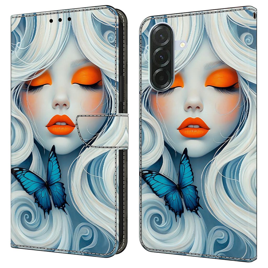 For Samsung Galaxy A57 5G Case Foldable Stand Wallet Pattern Printing PU Leather Flip Phone Cover