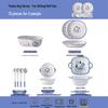 Paqu Dog Underglaze Cartoon Ceramic Dinnerware Set