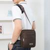 Men Small Crossbody Bag Multi-Pocket Sling Bag Waterproof Lightweight Shoulder Bag for Street Work Commuting