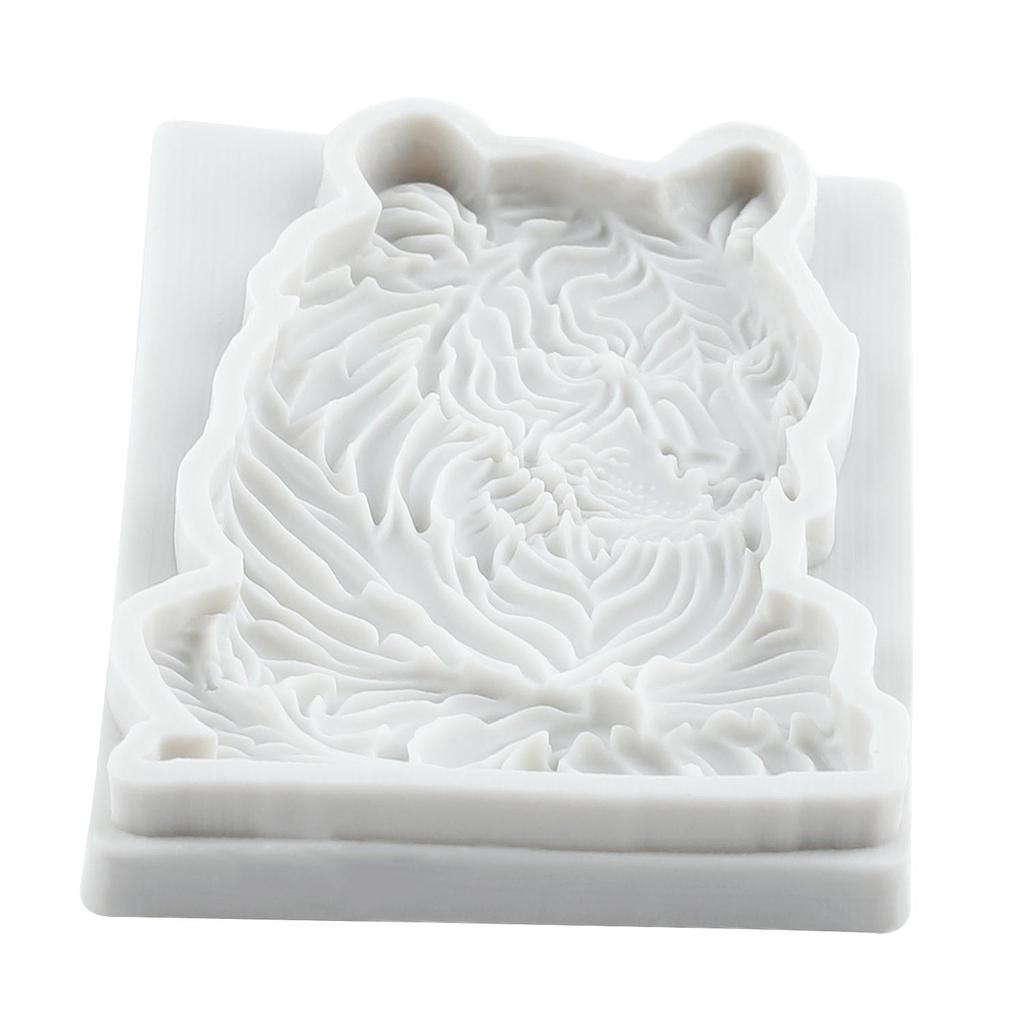 Tiger Silicone Mold Tiger Fondant Molds Cake Decorating Tools Cupcake Topper Candy Sugar Craft Gum Paste Polymer Clay