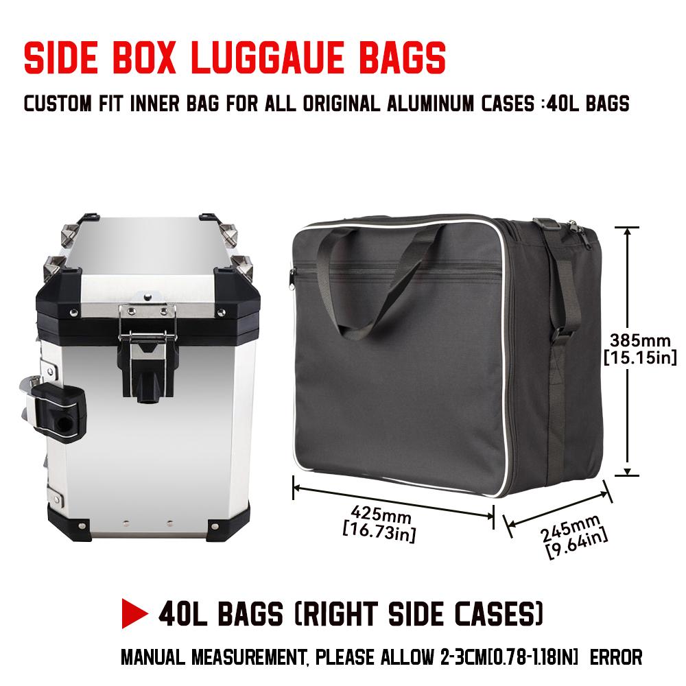 Taška na kufr motocyklu Horní kufr Vnitřní taška Zavazadlové tašky pro BMW R1200GS R1250 R1250 gs adventure taška na kufry taška na motocykly