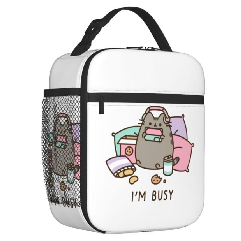 Pusheen Childrens Lunch Bag With Full Print For Kids School Picnic Use