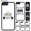 Krajews Workout Motivation Fitness Gym Quotes Phone Case For iPhone 17 Air 16 15 14 11 12 13 Pro MAX Plus Coque