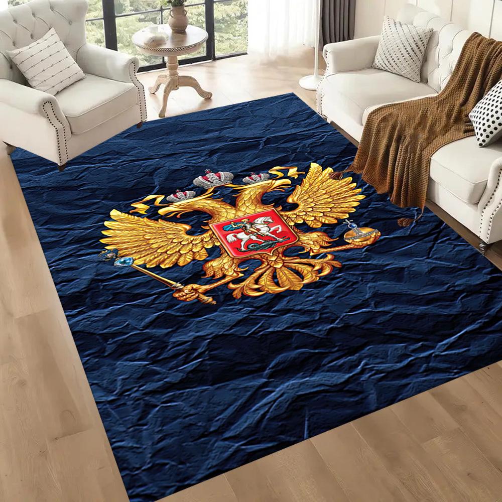 Russian Coat Of Arms Square rugs are a great choice for living rooms, bedrooms, home décor, and as gifts.
