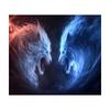 Modern Artistic Wolf Tapestry Wall Hanging Bedroom Living Room Decor 100% Digital Print 130x150cm Or 150x200cm