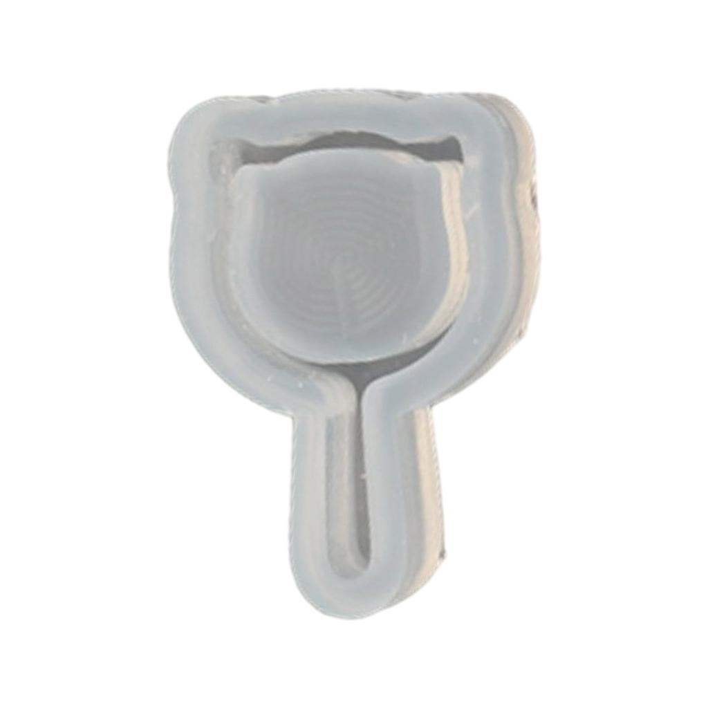 UV Resin Molds Fan Shaped Keychain Mould Vintage Fan Sand Moulds DIY Crafts Mold Silicone Material for DIY Hand-Making