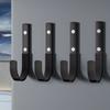 2pcs/Pair Heavy-Duty Garage Hooks for Hanging Practical Garage Storage J-Type Hook Household Organizer Hook Holder Rack Accessor