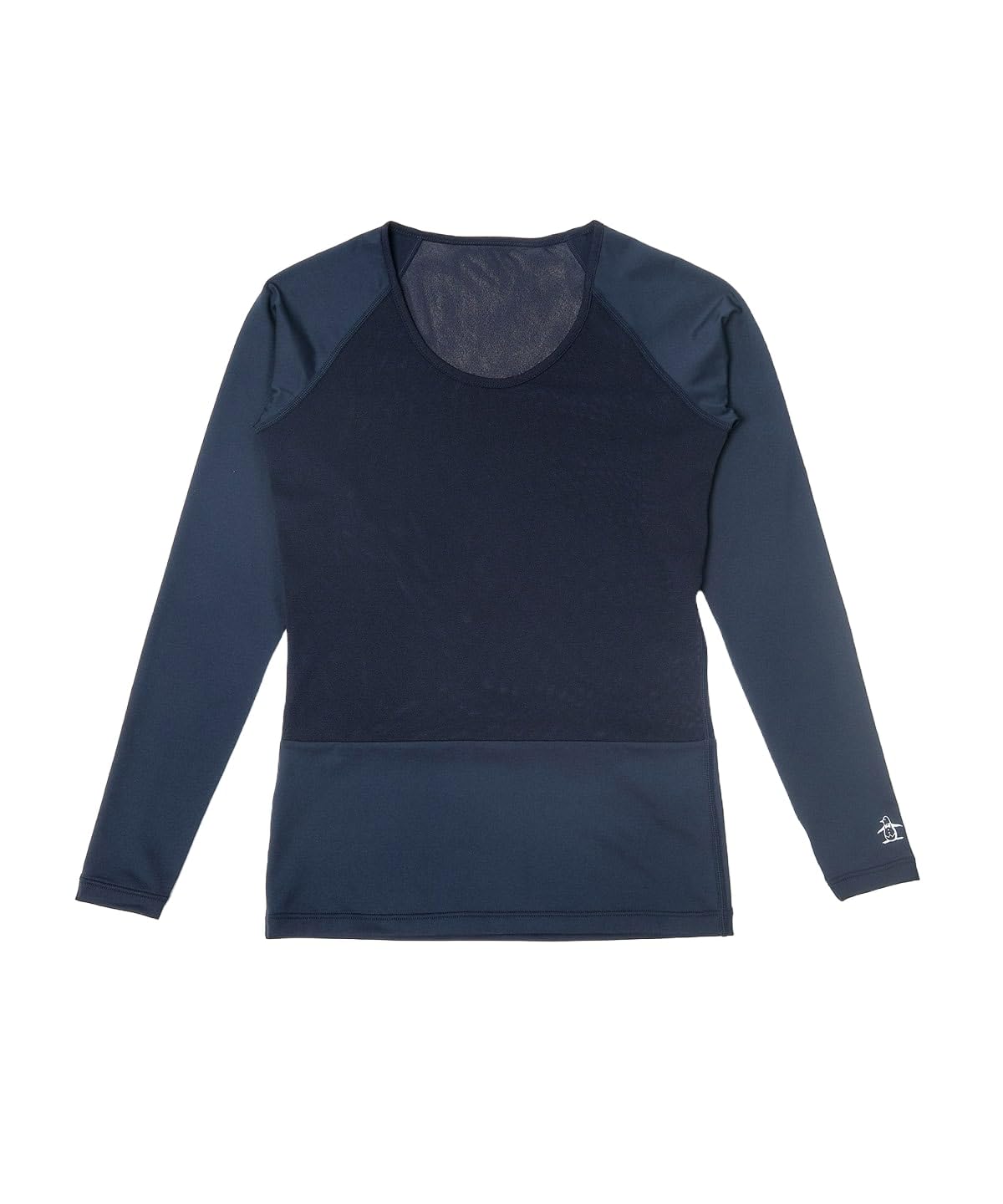 

Munsingwear Женская футболка с длинным рукавом из сетки с защитой от УФ-лучей и тепла, У-образный вырез, Защита, Защита, Уменьшение, Гольф, (военно-морской флот)