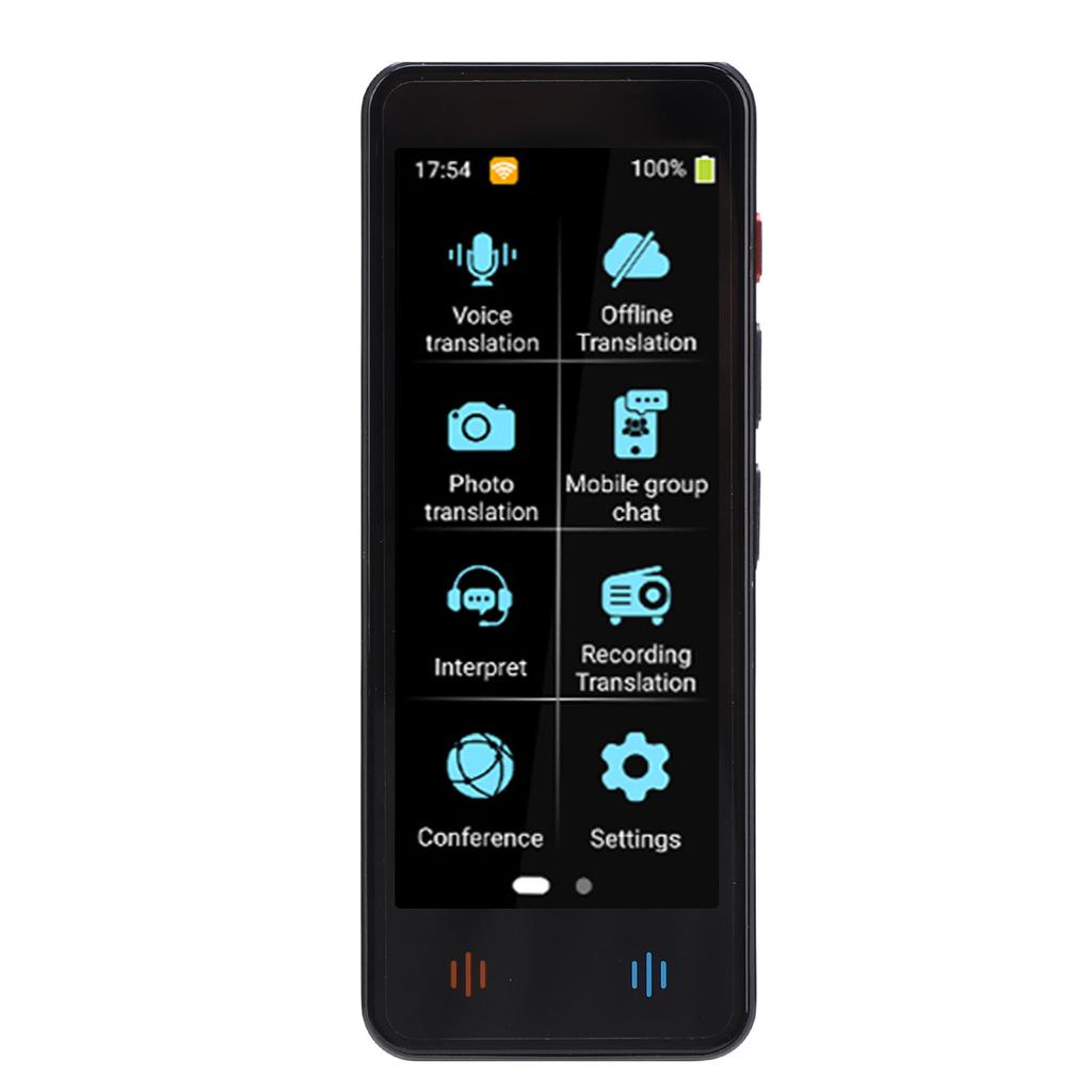 Language Translator AI Touchscreen 134 Languages Online Translation Portable Translator for Study