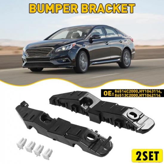 1/2Set For 2015 2016 2017 Hyundai Sonata Front Bumper Cover Support Brackets Lef