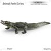 Crocodile Model Set: Small Static Display Reptile Toys