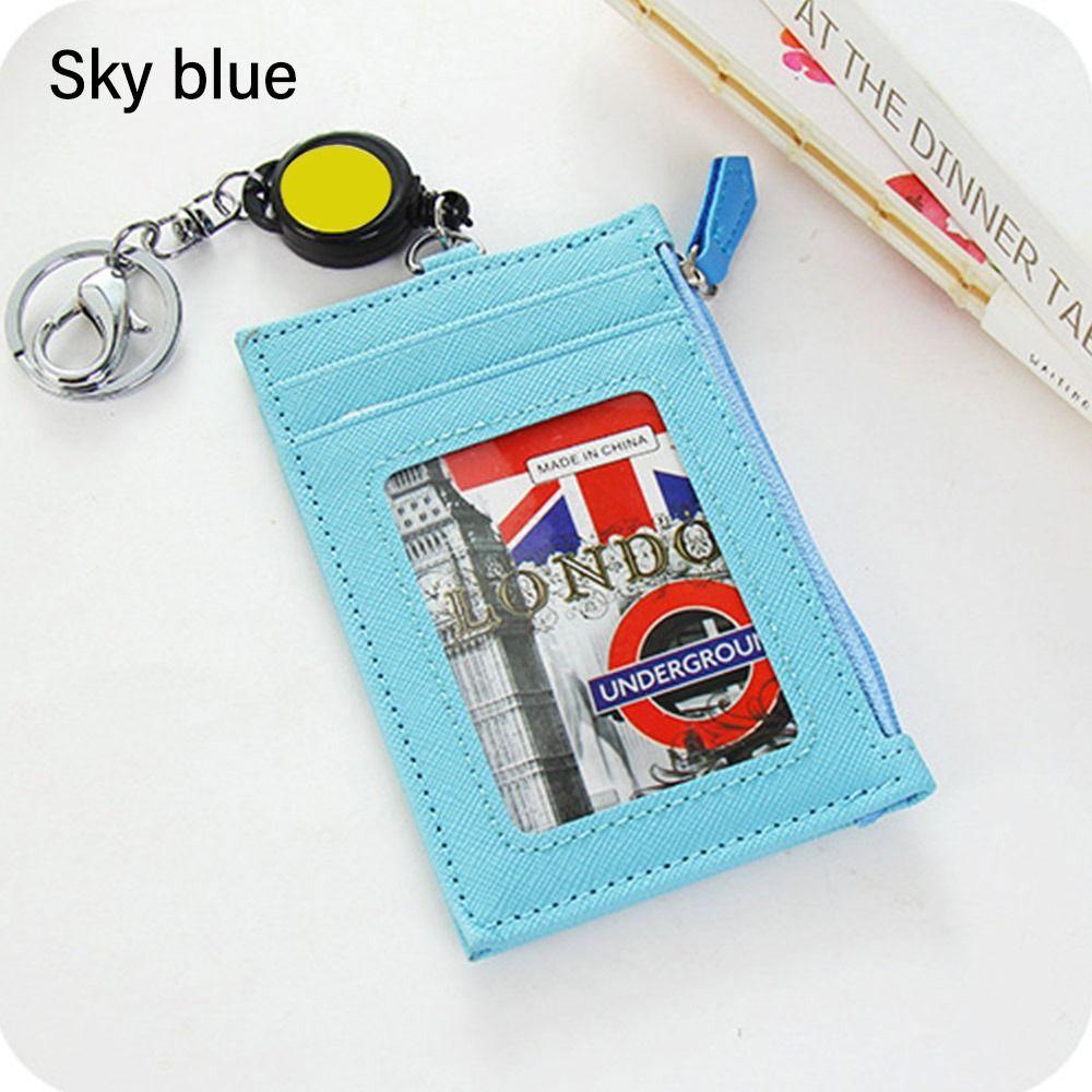 Fashion Retractable Money Pocket Creative Case Pouch Credit Card Cover ID Card Clip Badge Holder
