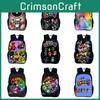 Nightmare Critters Cute And Playful Dual Shoulder Backpack For Students Ages 3 To 4