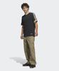 ADIDAS Skateboarding Ringer T-Shirt - Black:Khaki / Ks4343