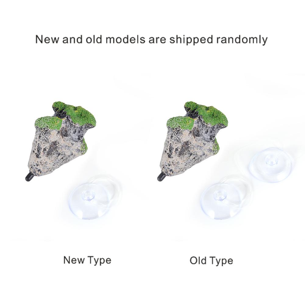 Aquarium Fish Tank Floating Rocks Ornament Landscape Moss Suspended Stone Decoration Small