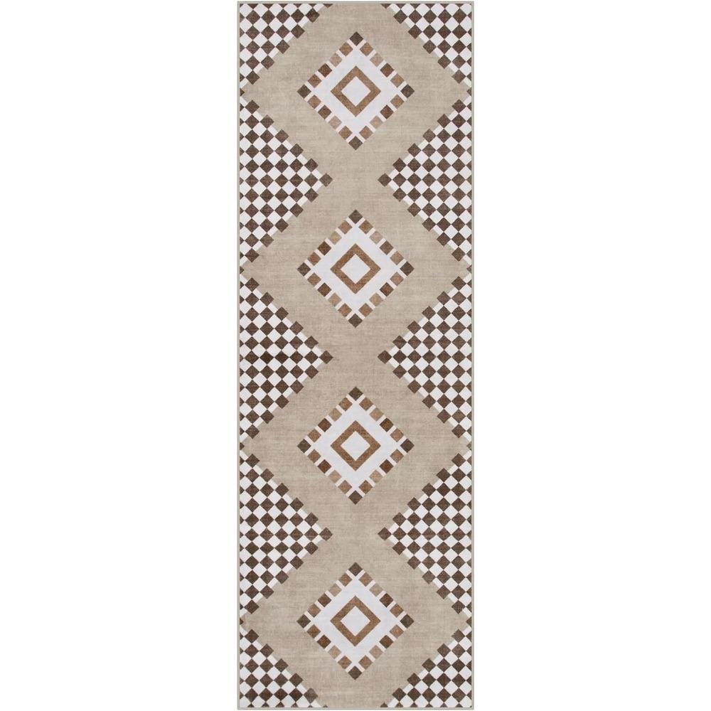 

Кухонный коврик-дорожка для пола, ковер для прихожей, нескользящий длинный ковер, украшение для дома, клетчатый, моющийся, богемный ковер, коврики для ног в прачечной 50x80cm