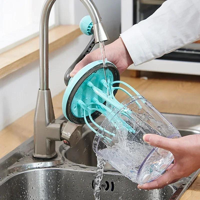 Haushalt Küche Kochen Kleine Werkzeuge Silikon Halbautomatisch Eierschläger Kuchenmixer Manueller Mixer Selbstdrehender Eierschläger Eier