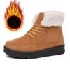 Women'S High Top Short Boots Cold Warm Cotton Boots Thickened Boots With Thick Soles Comfortable New Street Party Shoes Woman