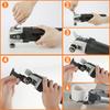 8Pcs Cutting Metal,Steel Nails,Screws,Carbide Tooth Blade Oscillating Saw Blades 27pcs,Multitool Oscillating Tool Accessories