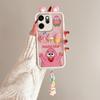 KEYSION Cute Ear 3D Cartoon Case for OPPO Reno14 F 5G with Bracelet Soft Silicone Shockproof Phone Cover for OPPO Reno 14F 5G