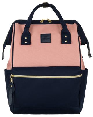 PTN ALFA-6027 Navy+Pink Stoffrucksack