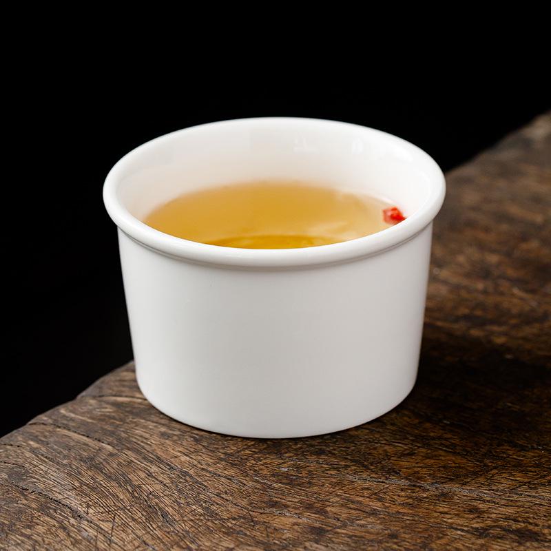 Rice White Yogurt Bowl 3.8" - White Porcelain Pudding and Dessert Cup