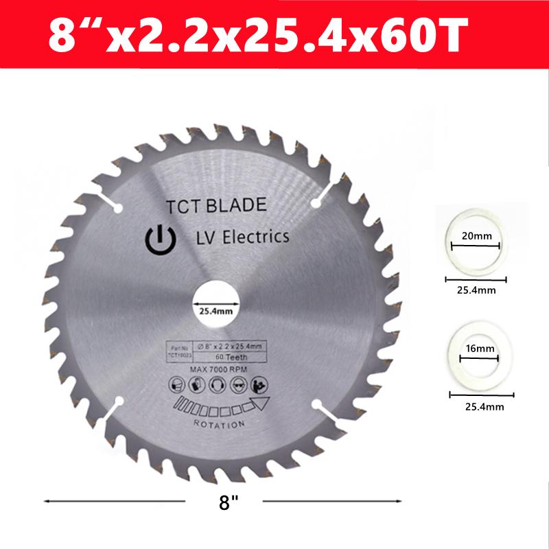1pcs TCT woodworking saw blade 4/6/7/8inch  30T/40T/60Tmultifunctional circular cutting disc for cutting wood cutting tools