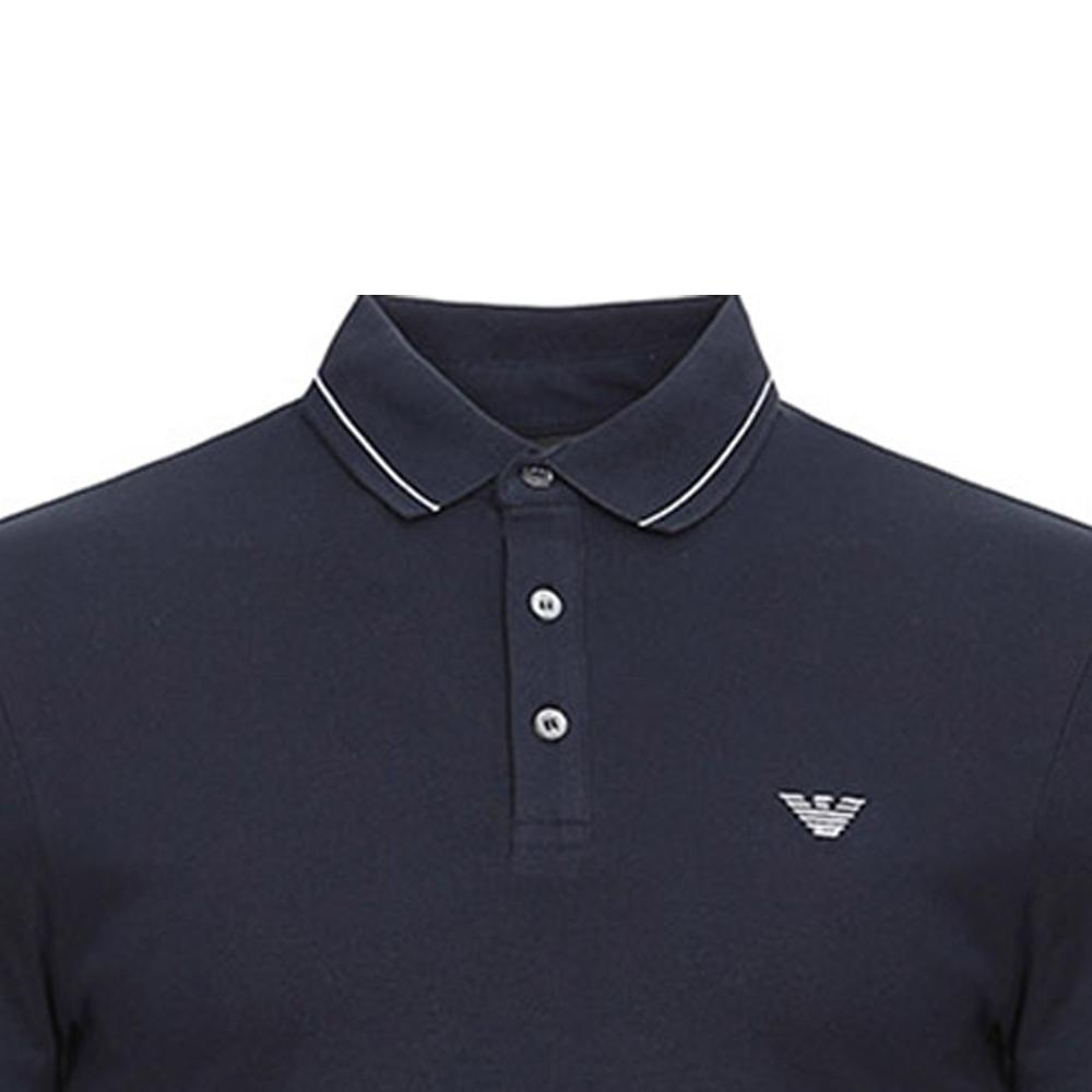 EMPORIO ARMANI Polo Shirt Men's Marine Dark Blue 3G1F65-1J46Z-0922