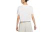 Nike Crop Tops Women's White Crew Neck Moderate DD0838-100