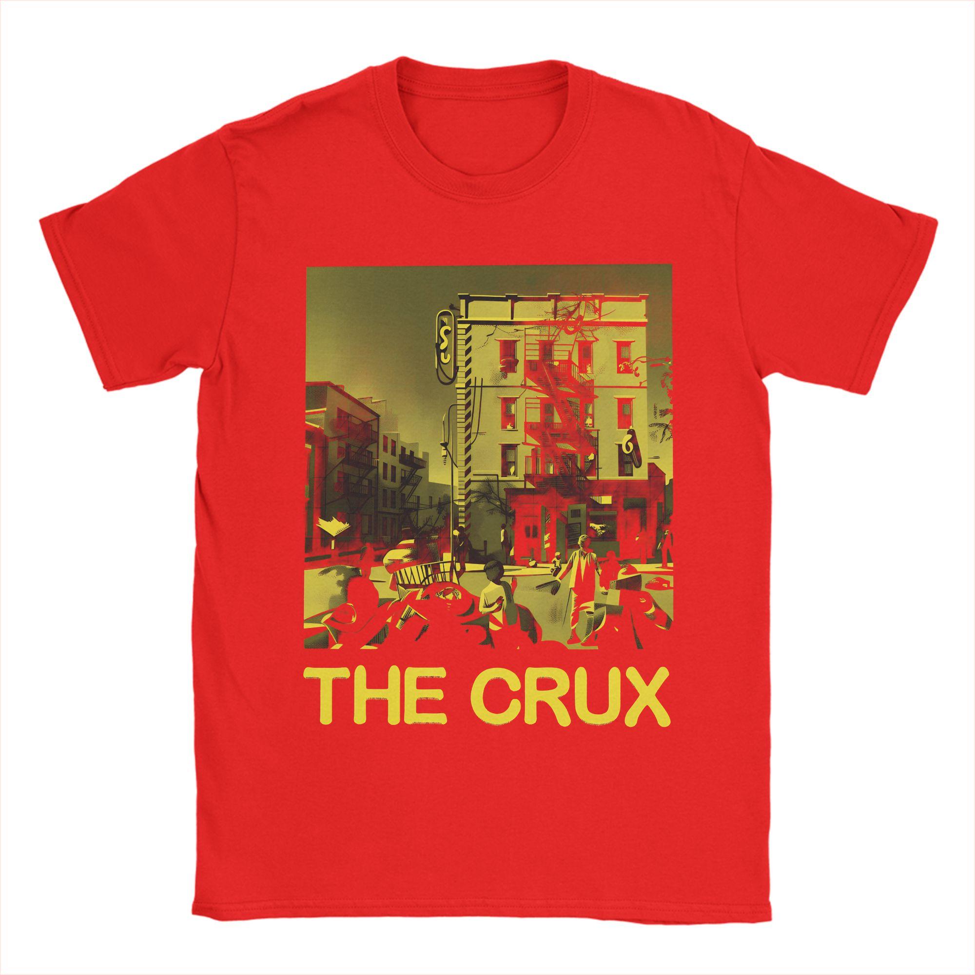 Винтажные футболки Djo The Crux для унисекс, с круглым вырезом, хлопковые, с коротким рукавом, печатные топы S