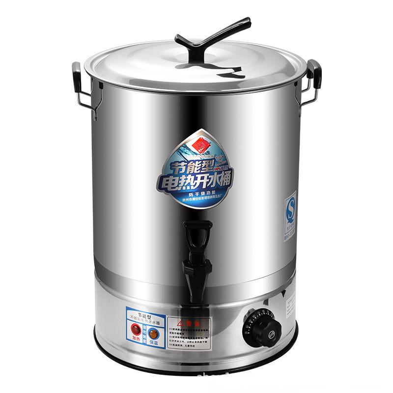 

18-68 л Ведро для воды из нержавеющей стали с электроподогревом Коммерческий изоляционный бак большой вместимости Бытовая машина для нагрева и кипячения воды 18L