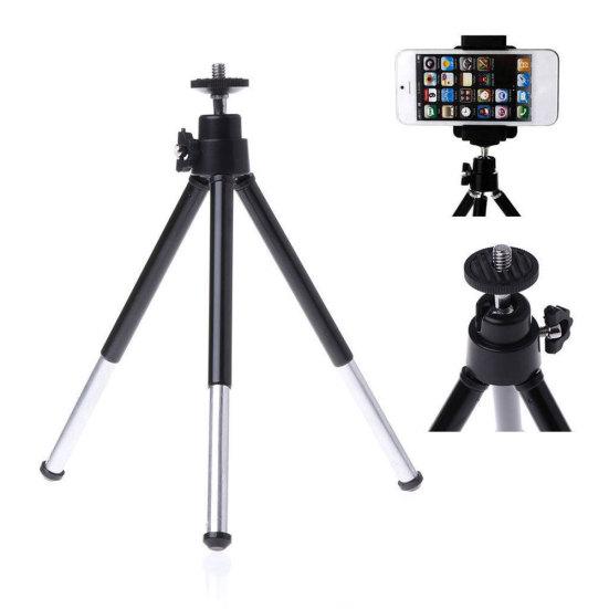Universal Mini Portable DSLR Cameras Mobile Phone Tripod Holder Stand Support