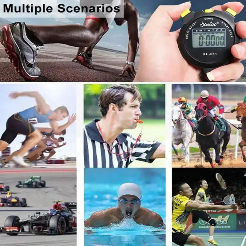 Multifunctional Stopwatch Counter Handheld Sport Stopwatch Digitale Display Fitness Timer Teller Draagbare Stopwatch Timing