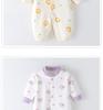 Infant & Toddler Long Sleeve Cotton Romper - Unisex Cartoon Print for Autumn/Winter
