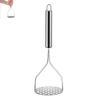 LUYING Stainless Steel Potato Masher Baby Food Preparation Utensil Perfect for Mashing Sweet and Vegetables Easy To Clean Fine Holes Reduces Effort