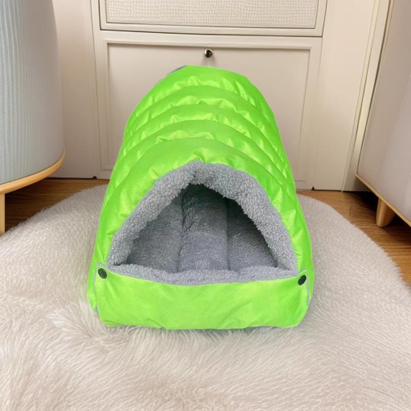 Cat & Small Dog Winter Warm Semi-Closed Nest - Spacious All-Season Sleeping Bag