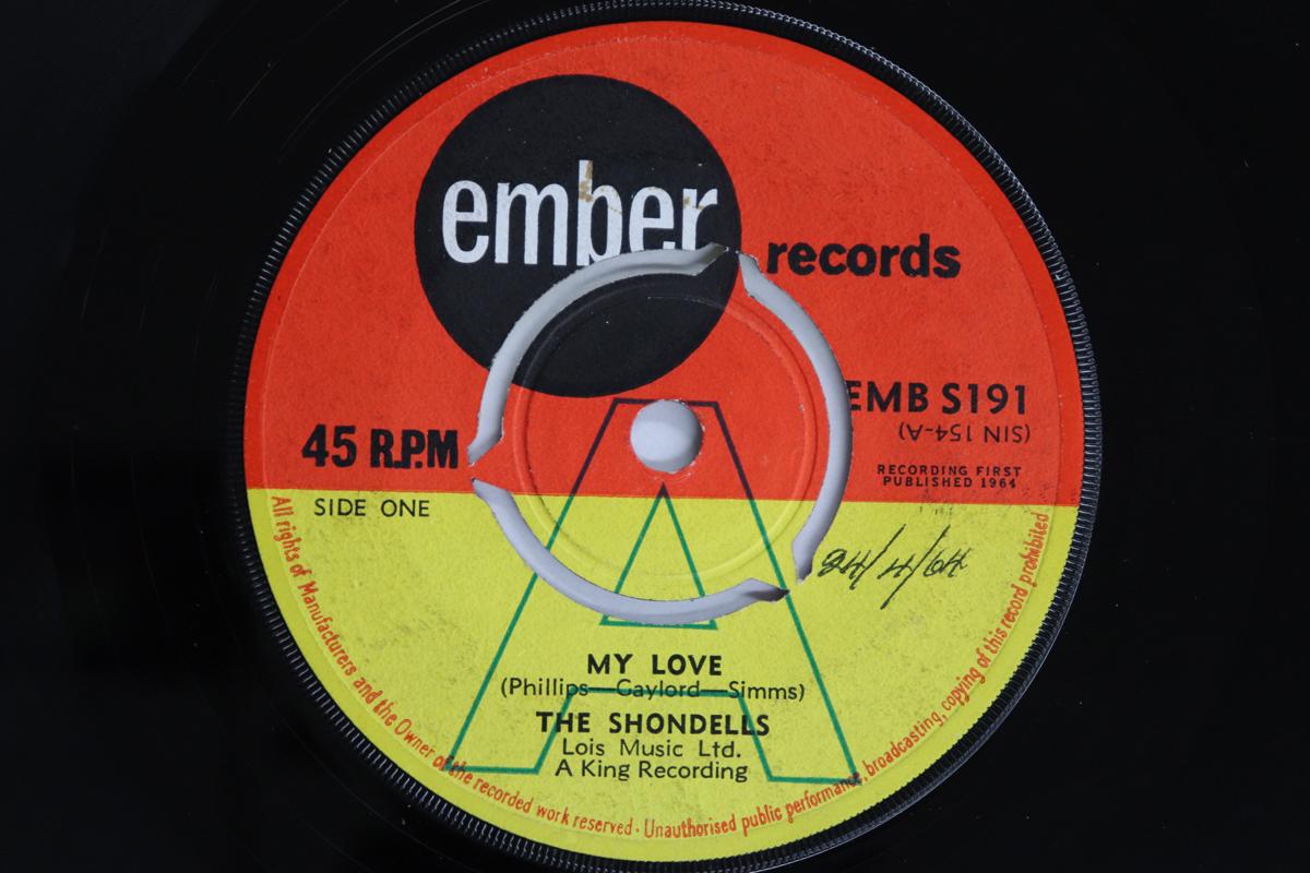 

7-дюймовая пластинка SHONDELLS My Love Dont Cry My Soldier Boy EMBS191PROMO EMBER RECORDS UK SoulFunk Б/У