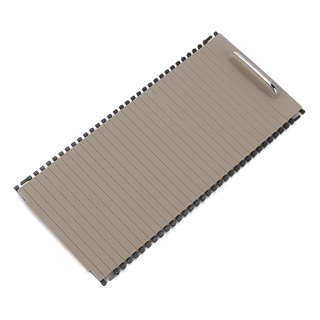 Mittelkonsolen-Schieberollen-Becherhalter-Blindabdeckung 468076079051 Ersatz für W204 W212(Schwarz )