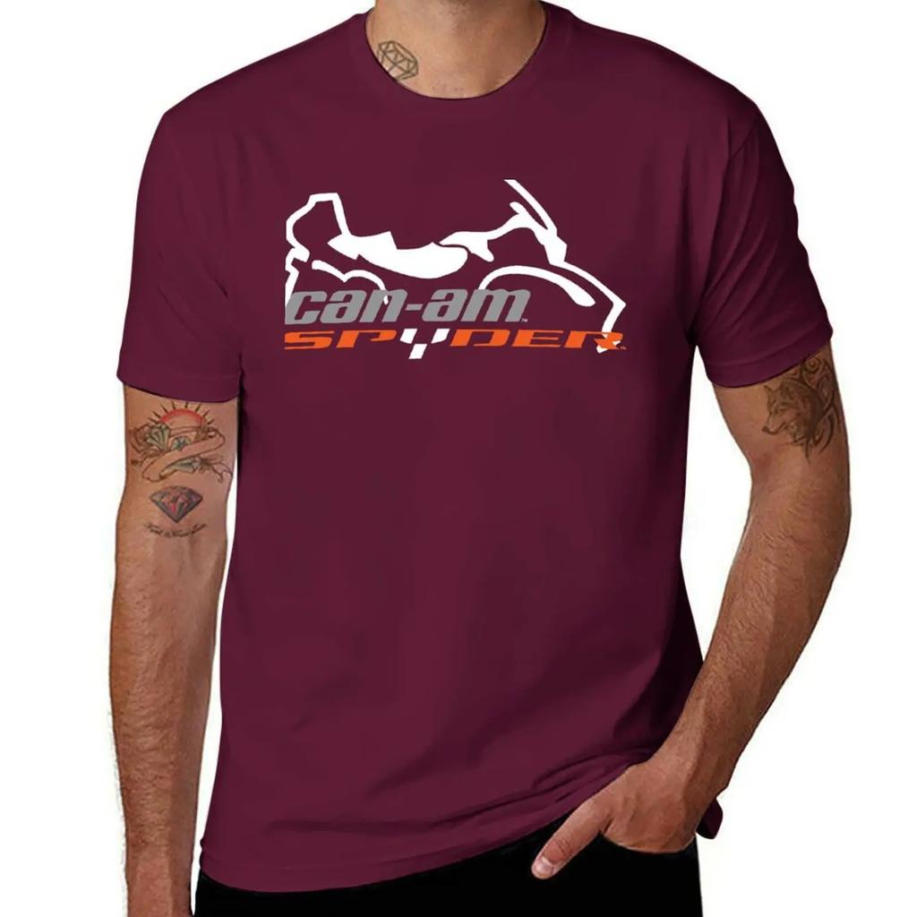 CAN AM SPYDER SILHOUETTE LOGO T-Shirt Cotton Graphic Tees Boys Whites Shirts Men